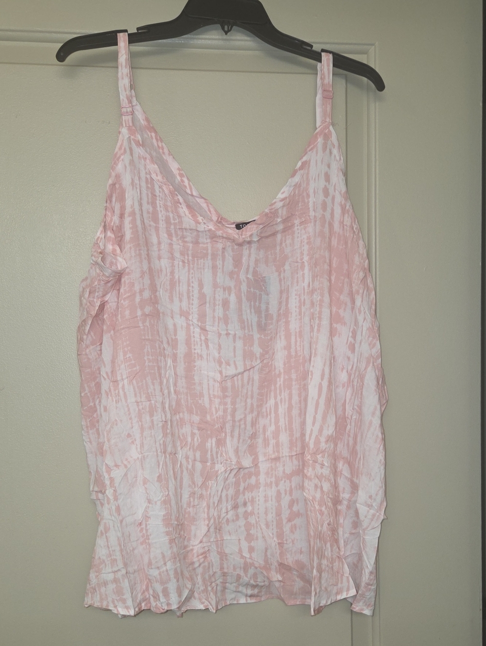 torrid Pink & White Tie-Dye V-Neck Cami